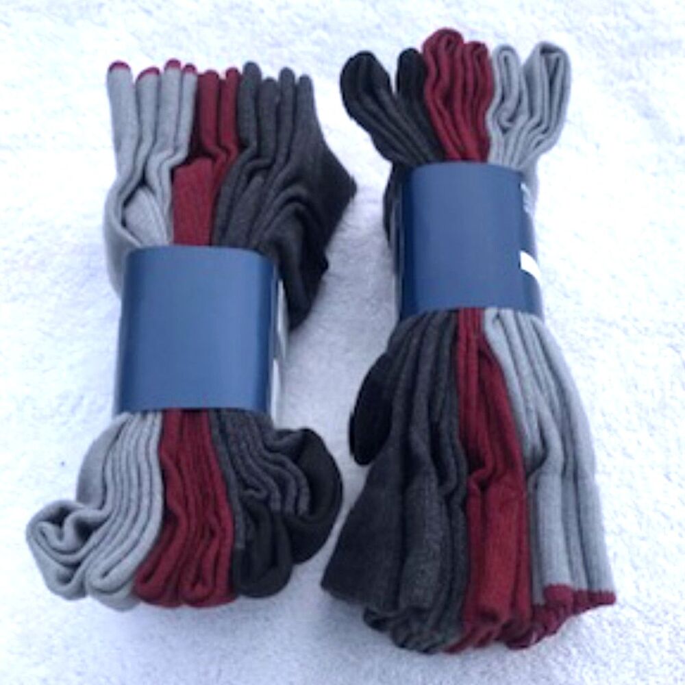 Size: 6-12 Dress Socks , (6) Pair Sleeves Assorted Colors . [2} Sleeve Bundle